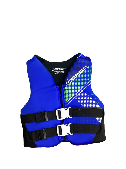 Vist Large View of Product Image Which is Used O'Brien Youth PFD Royal Blue Youth 50-90