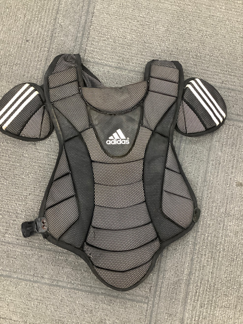 Vist Large View of Product Image Which is Used Adidas CHEST PROTECTOR Catchers Chest Protector Black Youth