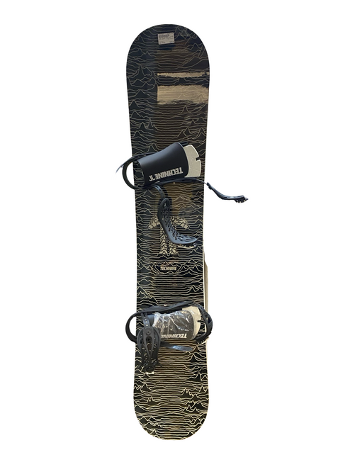 Vist Large View of Product Image Which is Used Under Armour TECHNINE Mens Board/Bindings Black 158 cm
