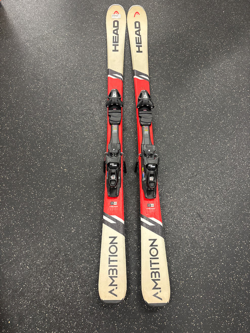 Vist Large View of Product Image Which is Used Head AMBITION SKIS Mens DH Ski/Binding Red 170 cm