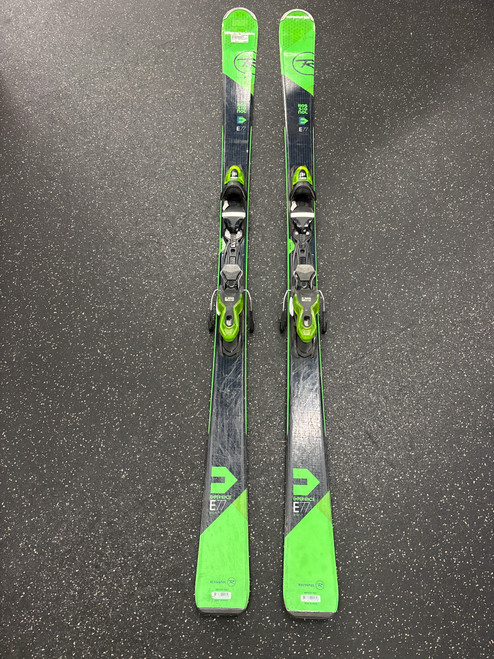 Vist Large View of Product Image Which is Used Rossignol EXPERIENCE E77 Mens DH Ski/Binding Green 176 cm