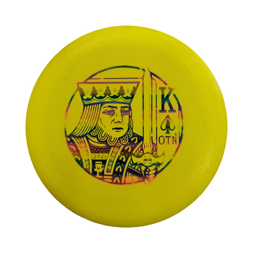 Vist Large View of Product Image Which is Used Innova CHAMPION DESTROYER Disc Golf Driver Yellow 150g