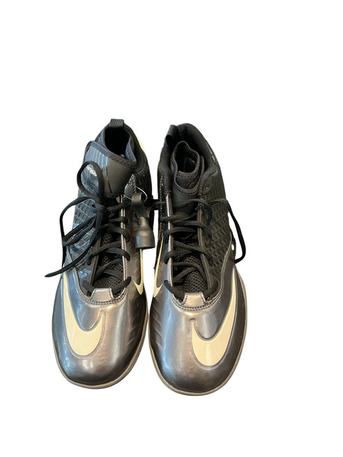 Vist Large View of Product Image Which is Used Nike Adult FB Cleats Black And Grey Senior 11.5
