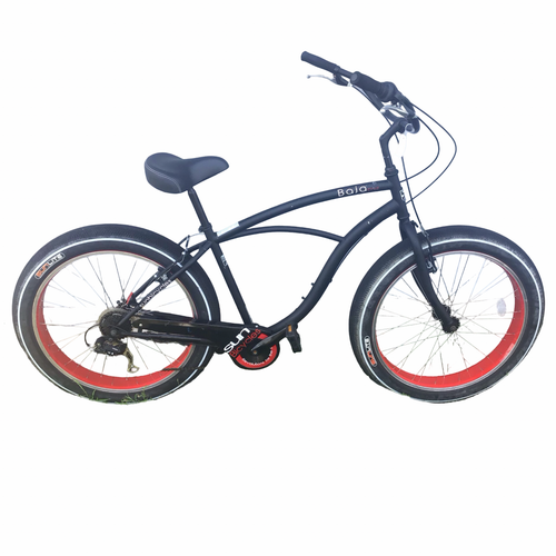 Vist Large View of Product Image Which is Used Sun BAJA CRUZ Cruiser Bike Mens Black 48-52cm - 19-20" - LG Frame