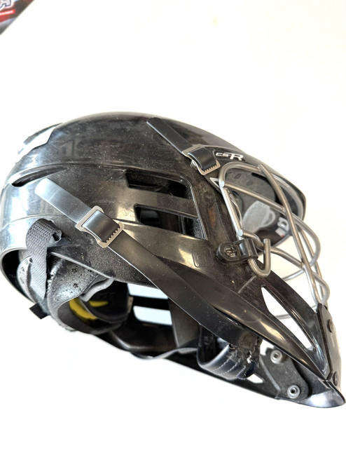 Vist Large View of Product Image Which is Used Cascade CS-R Lacrosse Helmet Black One Size