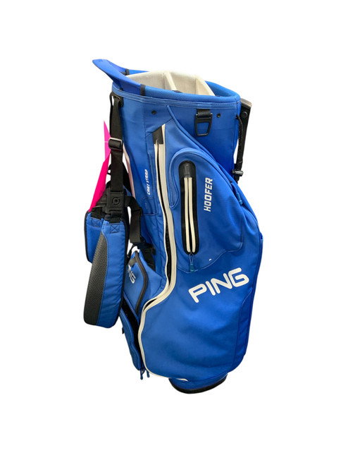 Vist Large View of Product Image Which is Used Ping HOOFER 5 WAY Mens Stand Bag Royal Blue