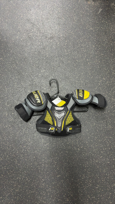 Vist Large View of Product Image Which is Used Bauer SUPREME Youth Elbow Pads MD
