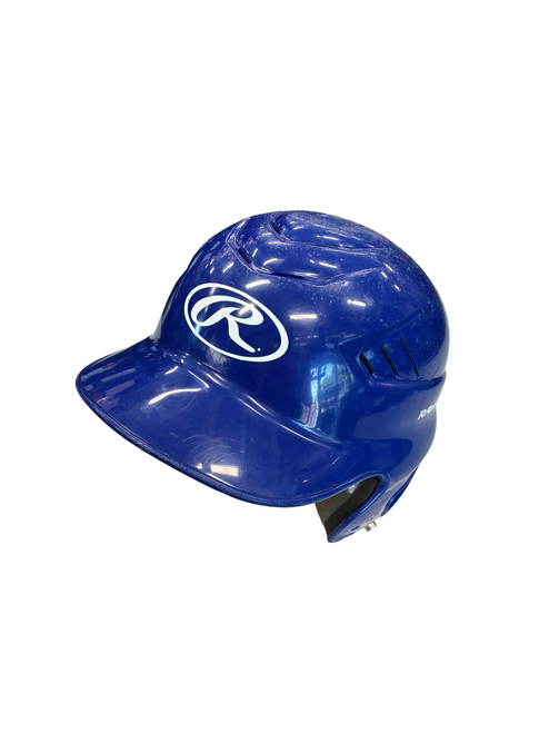 Vist Large View of Product Image Which is Used Rawlings BATTING HELMET Batting Helmet No Mask Royal Blue SM