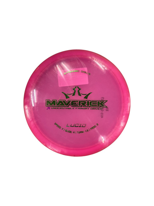 Vist Large View of Product Image Which is Used Dynamic Discs MAVERICK Disc Golf Driver Pink