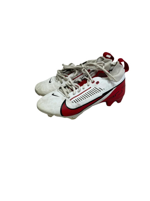 Vist Large View of Product Image Which is Used Nike Vapor Edge Pro Mens 7 FB Cleats White And Red 