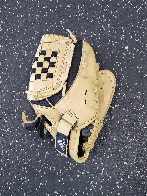 Vist Large View of Product Image Which is Used Adidas TS1050NBB BB/SB Glove RH Throw Tan 10"