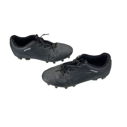 Vist Large View of Product Image Which is Used Brava Soccer Cleats Black Youth 06.0