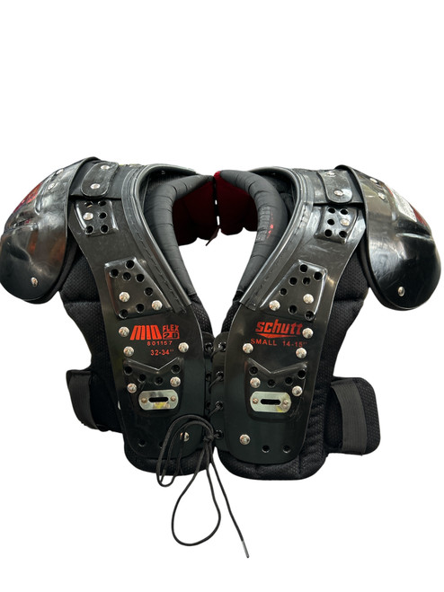Vist Large View of Product Image Which is Used Schutt MID FLEX 2.0 FB SP SM FB Shoulder Pads Black SM