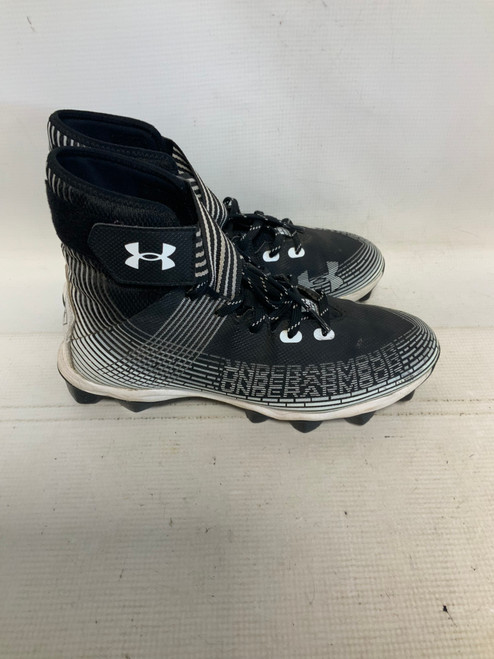 Vist Large View of Product Image Which is Used Under Armour Adult FB Cleats Black Senior 7