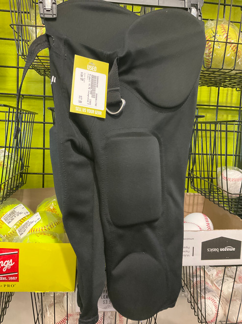 Vist Large View of Product Image Which is Used Riddell Youth FB Integrated Pants Black SM