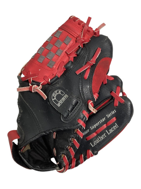Vist Large View of Product Image Which is Used MacGregor 95172 Baseball/Softball Glove Right Hand Throw Red 10"