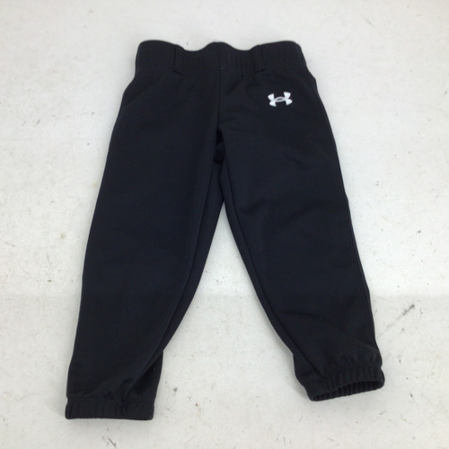 Vist Large View of Product Image Which is Used Under Armour YOUTH XS BB/SB PULL UP PANTS BB/SB Pant Boys Black XS