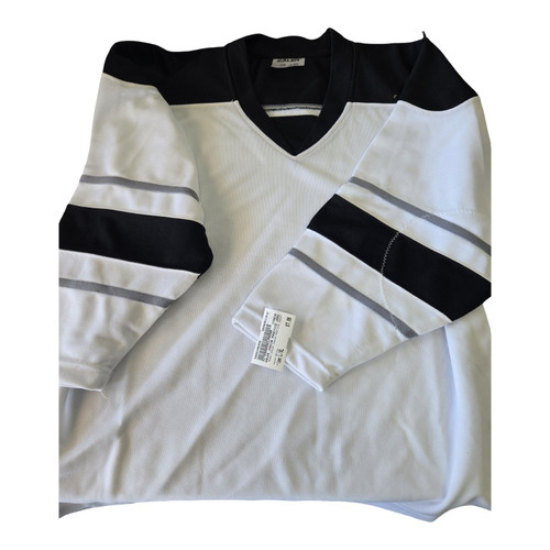 Vist Large View of Product Image Which is Used EALER JUNIOR PRACTICE JERSEY Hockey Practice Jersey White L/XL