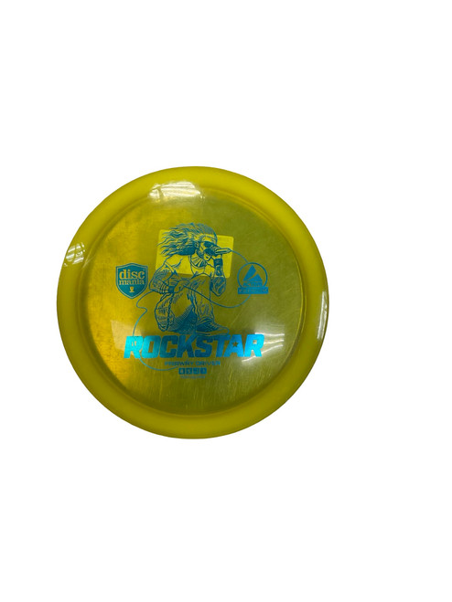 Vist Large View of Product Image Which is Used Discmania ACTIVE PREMIUM ROCKSTAR Disc Golf Driver Yellow 176g