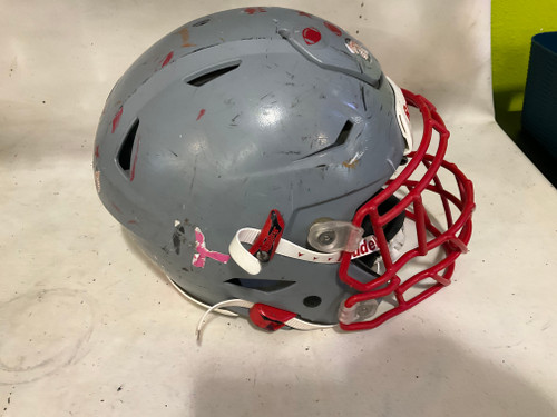 Vist Large View of Product Image Which is Used Riddell SPEED FLEX SML FB Helmet Grey SM