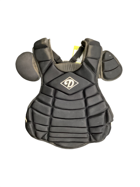 Vist Large View of Product Image Which is Used Diamond DCP-PRO Catchers Chest Protector Black Adult