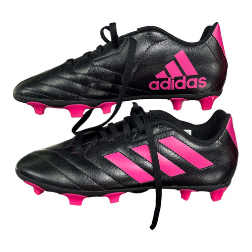Vist Large View of Product Image Which is Used Adidas Soccer Cleats Black Junior 02.5
