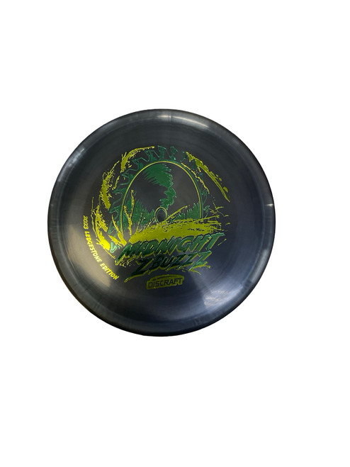 Vist Large View of Product Image Which is Used Discraft 2023 MIDNIGHT Z BUZZZ Disc Golf Mid Range Black 177g