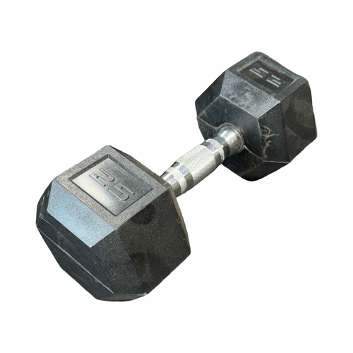 Vist Large View of Product Image Which is Used Hex Dumbbell (Each) 25 lb