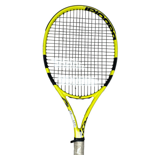 Vist Large View of Product Image Which is Used Babolat AERO JR 26 Junior Tennis Racquet Yellow 26"