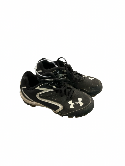 Vist Large View of Product Image Which is Used Under Armour AMOUR BOUND BB/SB Cleats Black Youth 12.0