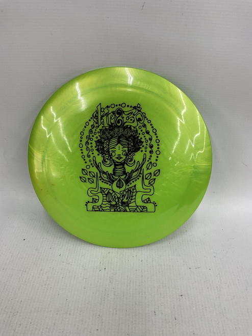 Vist Large View of Product Image Which is Used KRATOM KR830 Disc Golf Driver Green