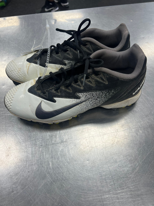 Vist Large View of Product Image Which is Used Nike VAPOR BB/SB Cleats White Senior 10.5