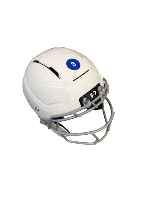 Vist Large View of Product Image Which is Used Schutt F7 AIR FB Helmet White SM