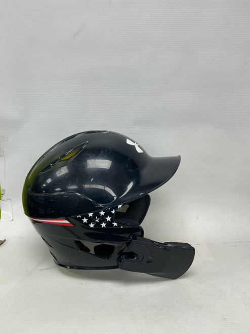 Vist Large View of Product Image Which is Used Under Armour UA BB/SB HELMET Batting Helmet No Mask Navy Blue One Size