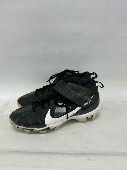 Vist Large View of Product Image Which is Used Nike FAST FLEX TROUT HIGH TOP BB/SB Cleats Black Senior 10