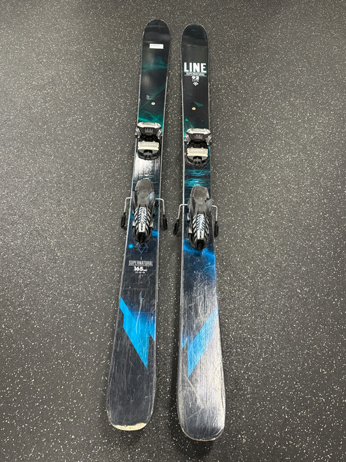 Vist Large View of Product Image Which is Used Line SUPERNATURAL 92 LITE Mens DH Ski/Binding Black 165 cm