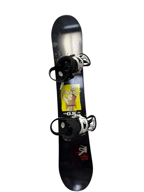 Vist Large View of Product Image Which is Used Burton PRIMO "O.K." 148 cm Snowboard w/ MD Burton Custom Bindings