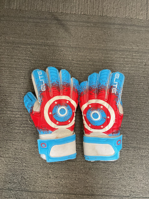 Vist Large View of Product Image Which is Used Elite ELITE SPORTS GOALIE GLOVES Soccer Goalie Gloves Royal Blue 6