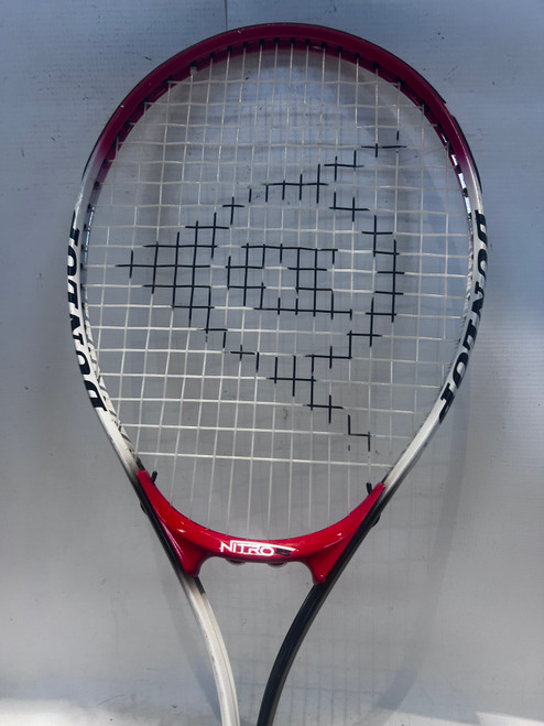 Vist Large View of Product Image Which is Used Dunlop Racquets NOTRO 25 Junior Tennis Racquet Red 25"