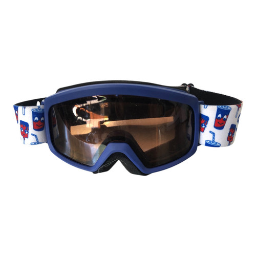 Vist Large View of Product Image Which is Used Smith Snow Goggles Youth Royal Blue