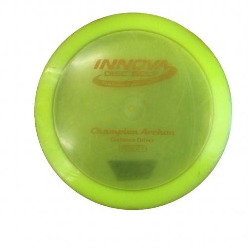 Vist Large View of Product Image Which is Used Innova ARCHON Disc Golf Driver Yellow
