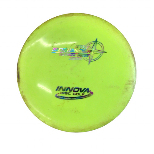 Vist Large View of Product Image Which is Used Innova SIDEWINDER Disc Golf Driver Yellow