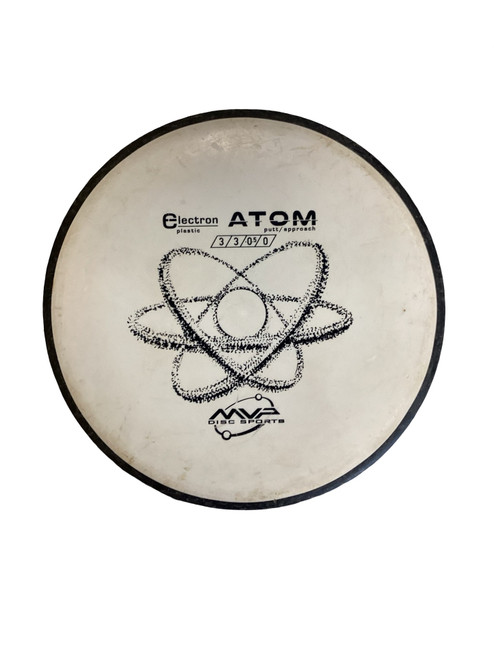 Vist Large View of Product Image Which is Used MVP ATOM Disc Golf Putter White