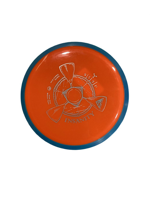 Vist Large View of Product Image Which is Used Axiom INSANITY Disc Golf Driver Orange 173g