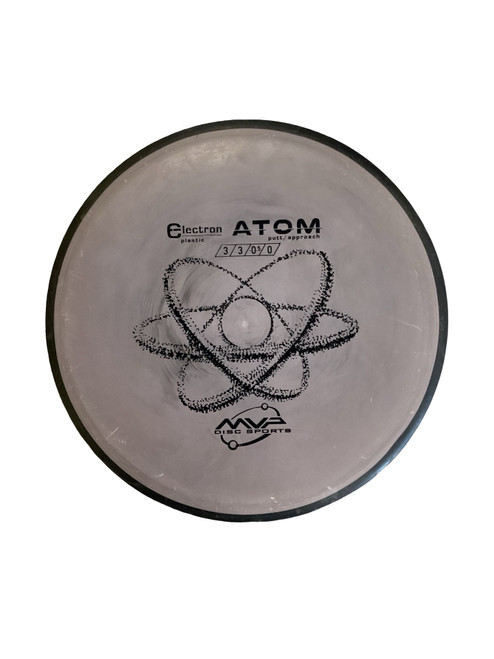 Vist Large View of Product Image Which is Used MVP ATOM Disc Golf Putter Grey