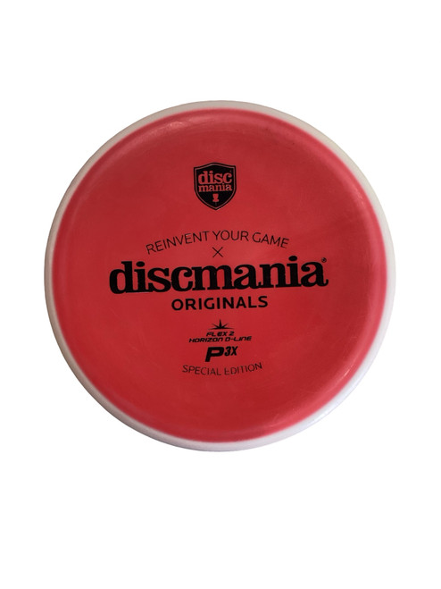 Vist Large View of Product Image Which is Used Discmania P3X FLEX 2 D LINE Disc Golf Putter Red 176g
