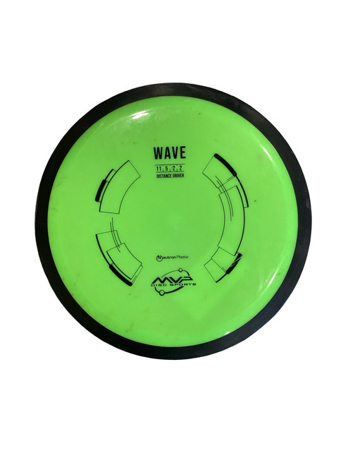 Vist Large View of Product Image Which is Used MVP WAVE Disc Golf Driver Yellow