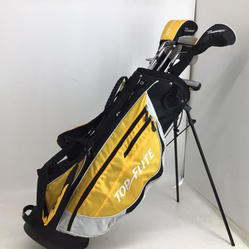Vist Large View of Product Image Which is Used Top Flite XL VARSITY 10PC MRH PACKAGE SET Mens Package Set RH Yellow 10 Piece