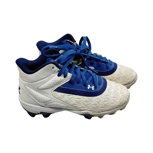Vist Large View of Product Image Which is Used Under Armour BB/SB Cleats Royal Blue Junior 01