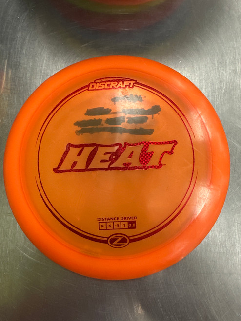 Vist Large View of Product Image Which is Used Discraft ELITE Z HEAT Disc Golf Driver Orange